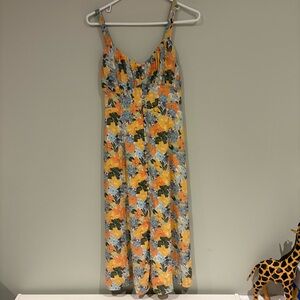 Abercrombie & Fitch Floral Midi Dress